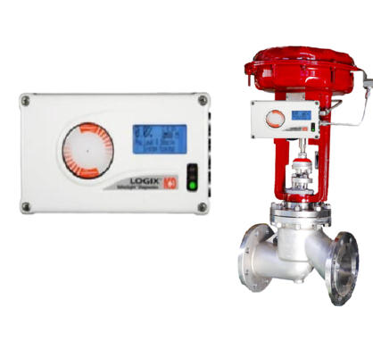 Posicionador de válvula de control neumático de flujo Logix 520MD IP66 2.5 Diámetro