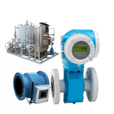 E+H 5W3B50-AAEIBAEAFADUA1K1AA2+LA Medidor de caudal electromagnético Endress Hauser para el tratamiento de aguas residuales