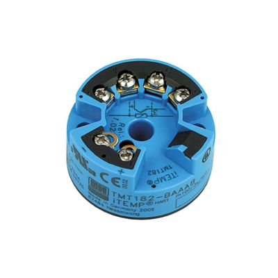 Dispositivo de control de presión/caudal con caudalímetro vortex Proline Prowirl D 200 de Endress+Hauser y transmisor de temperatura ITEMP TMT188