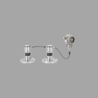 Unidad de control de presión/caudal con caudalímetro vortex Proline Prowirl D 200 de Endress+Hauser y transmisor de presión Cerabar FMD72