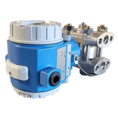 Estación de reducción de presión y temperatura equipada con un medidor de flujo de vórtices Proline Prowirl R200 Endress+Hauser Deltabar y un transmisor de presión PMD75B.