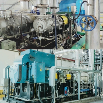 China Expandador de vapor de temperatura y reducción de presión Unidad de presión de retroceso Tipo de condensado Tipo de expansor