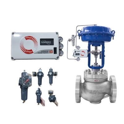 Regulador de presión Fisher 67DFR Flowserve Logix 520MD Válvulas de control industrial Posicionador de válvula digital China Válvula de diafragma