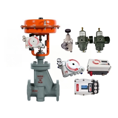 Válvula de control automático de accionador neumático posicionador de válvula Flowserve Logix 520MD 3200MD 3800 Válvula de control digital industrial precio
