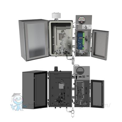 Analisador de gas de procesamiento de hidrocarburos de Ametek Analisadores de UOP Thermox WDG-IV Analisadores de oxígeno de baja concentración