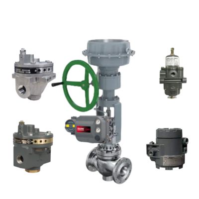 Nueva válvula de bola de control neumático y posicionador DVC6200 y amplificadores de volumen 2625 y regulador 67CFR