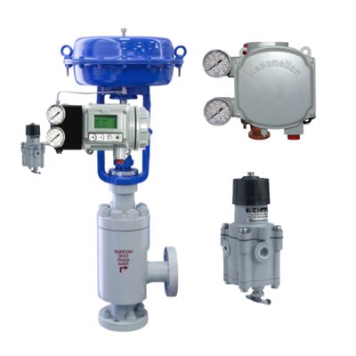 Posicionador de válvula Masoneilan serie 78 5-100psi 1/4NPT con alivio de presión