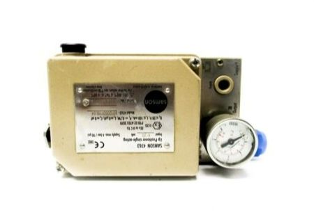 Pneumatic Control Valves With Samson 4765 /4763 Actuator Positioner and Solenoid Valve Filter Regulator for Samson On-Off Valve