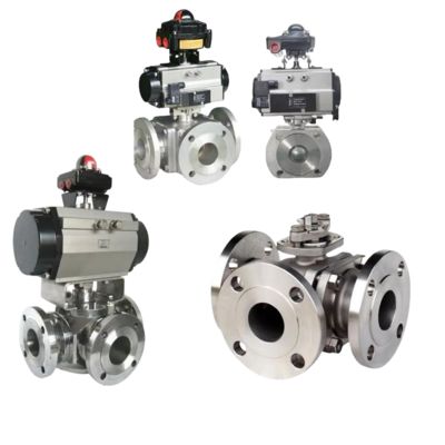 Famous On-off Valve KTM NB1 Tres vías de válvulas de bolas flotantes Actuador de llave Topworx Limitado