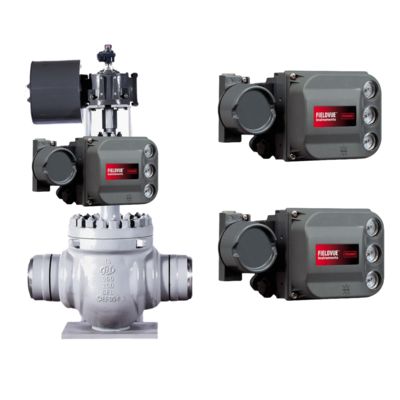 El control de la válvula neumática de Fisher DVC6200, el posicionador inteligente de la válvula y la válvula de solenoide de Buerkert tipo 5404
