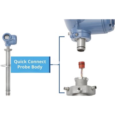 Analizador de oxígeno in situ Rosemounte CX2100 para medición de oxígeno en gases de combustión