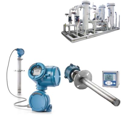 Analizador de oxígeno in situ Emerson Rosemount CX1100 CX2100 Solución de medición de oxígeno en gases de combustión