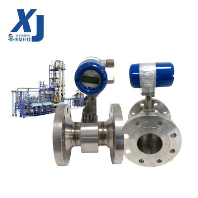 Caudalímetro industrial de gas y vapor Krohne OPTISWIRL 4070C de acero inoxidable, medidor de flujo vortex para plantas químicas y energéticas