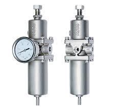 Regulador de filtro de aire comprimido Emerson Asco de acero inoxidable 342A personalizado con controlador de válvula Fisher DVC6200