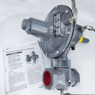 Válvula de control de alta presión, válvula de alivio de presión Fisher 299H 299HV 299HS 299HR 299HVR, reguladores reductores de presión