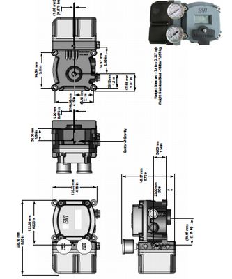 Masoneilan 78-4 78-40 80-40 Regulador de filtro de aire SVI2 Válvulas de control de posicionamiento de válvulas digitales BR200 BR400 Relé de refuerzo