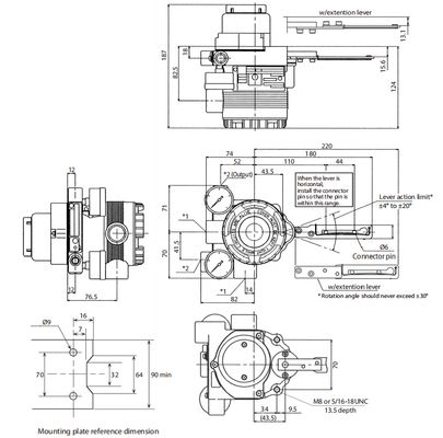 Válvula de control AVP300 AVP301 AVP302 AVP307 Posicionador de válvula digital inteligente con diagnóstico