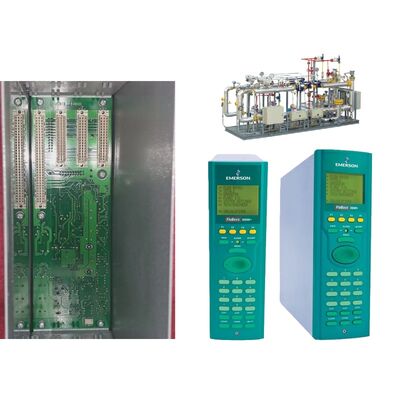 Computadora de medición de petróleo y gas Emerson FloBoss 600+ Computadora de flujo montada en panel para aplicaciones multi-estaciones de múltiples flujos