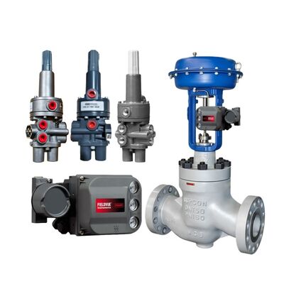 Válvula de escape de alta temperatura de gas natural Válvula neumática de aire Emerson Fisher 377 Válvula de escape de detección de presión