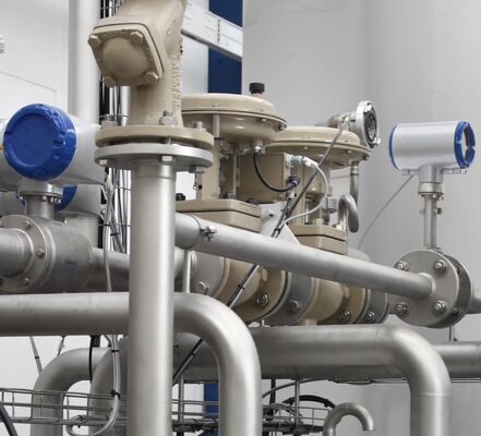 Medidor de flujo de vórtice inteligente exacto Medición de líquido de gas de vapor KROHNE OPTISWIRL 4200 Medidor de flujo de vórtice