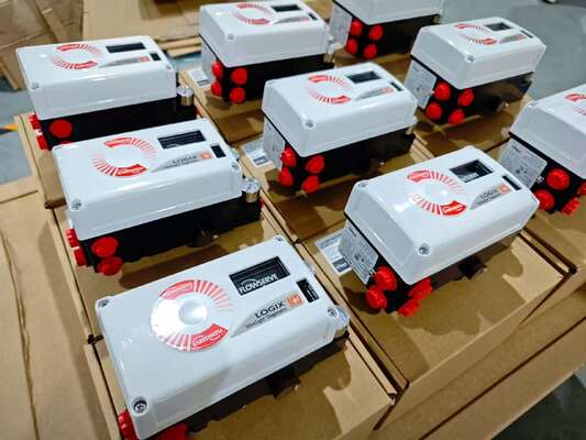 Válvulas de control de flujo de servicio de marca uno con Logix 3800 3200 520 420 posicionador digital