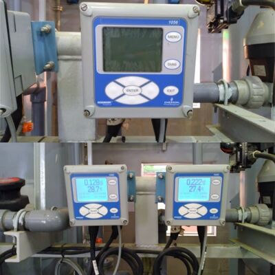 Analizador de agua industrial en línea Emerson Rosemount 1056, transmisor inteligente de cuatro hilos para tratamiento de aguas residuales