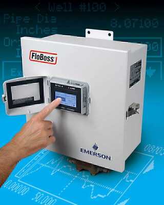 Administrador de flujo de monitoreo preciso y compacto Emerson FloBoss 107 Computadora de flujo multi-tubería para aplicaciones de petróleo y gas