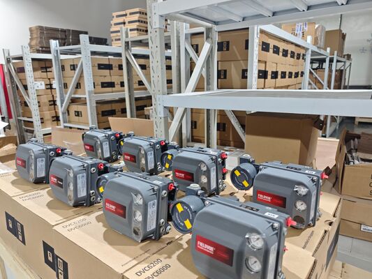 Válvula de control neumática con posicionador de válvula Fisher Masoneilan Samson Flowserve Neles Foxboro