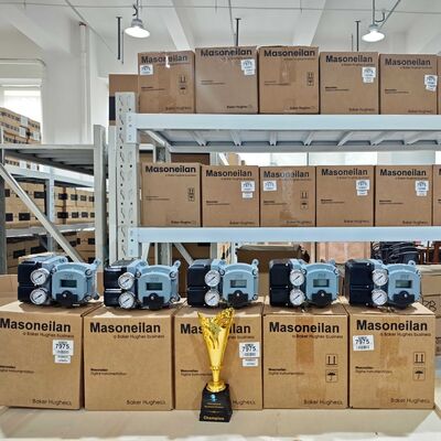 Control de procesos Masoneilan Pneumático SVI2 SVI3 SVI1000 Controlador de válvula digital para la planta química de petróleo y gas