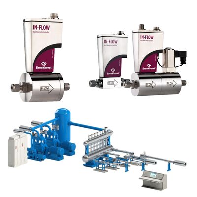 Medidor de flujo MFM IN-FLOW Bronkhorst genuino y medidor de flujo E+H – Perfecto para soldadura, corte por láser y mezcla de gases, entrega rápida