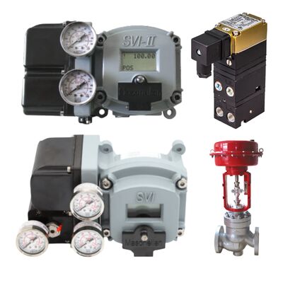 El transductor I/P Rotork Fairchild T7800 + el posicionador de válvula inteligente de doble acción Masoneilan SVI2 AP/SVI2 serie SVI2AP-22123111, en stock.