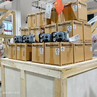 El transductor I/P Rotork Fairchild T7800 + el posicionador de válvula inteligente de doble acción Masoneilan SVI2 AP/SVI2 serie SVI2AP-22123111, en stock.