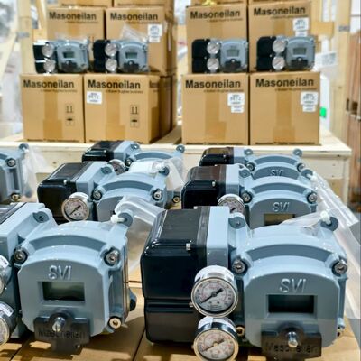 El transductor I/P Rotork Fairchild T7800 + el posicionador de válvula inteligente de doble acción Masoneilan SVI2 AP/SVI2 serie SVI2AP-22123111, en stock.