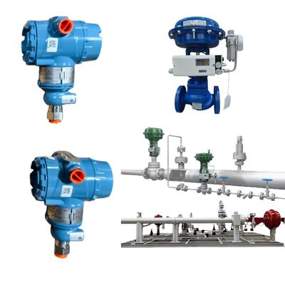 Flanged Connection Rosemount 3408 Level Transmitter Non-Contacting Radar Used in Storage Tank and Spiraxsarco Control Valve for Pipe