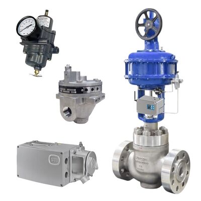 Posicionador de Válvula FasTrak FT D00ASSA Antiexplosivo de Alto Flujo para Control de Planta Refinadora Química