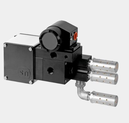Posicionador analógico IMI STI SA/CL para centrales térmicas petroquímicas de doble acción con actuador lineal