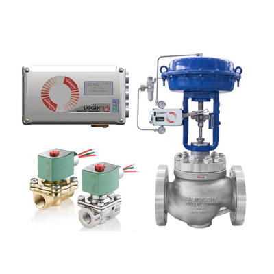 ASCO Solenoid Valves and Flowserve Logix 520MD Digital Hart Valve Positioner Valve Controller