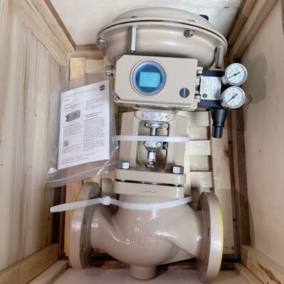 Proceso industrial de baja presión de la válvula de globo 3241 SAMSON 3756 de alto flujo de volumen neumático válvula de refuerzo