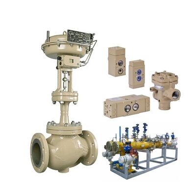 SAMSON 3241 Asiento con rosca industrial válvula de globo neumático SAMSON 3756 Volumen de refuerzo