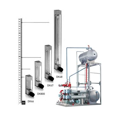 Industrial Flow Measurement Krohne DK46 DK47 DK48 DK800 Variable Area Flowmeter Metal Tube Rotameter