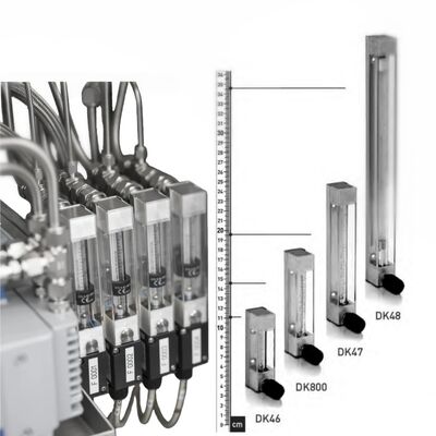 Krohne DK46 DK47 DK48 DK800 Variable Area Flowmeter Metal Tube Rotameter Industrial Flow Measurement