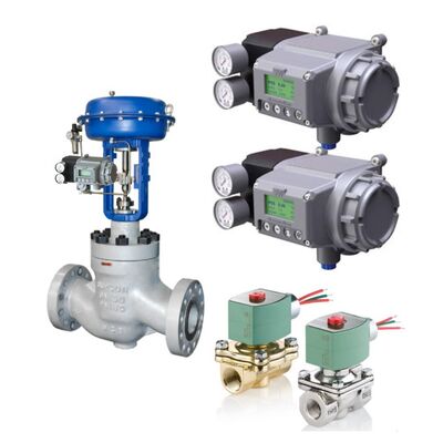 ASCO Solenoid Spool Valves and Masoneilan SVI3 Intelligent Digital Valve Controller Valve Positioner