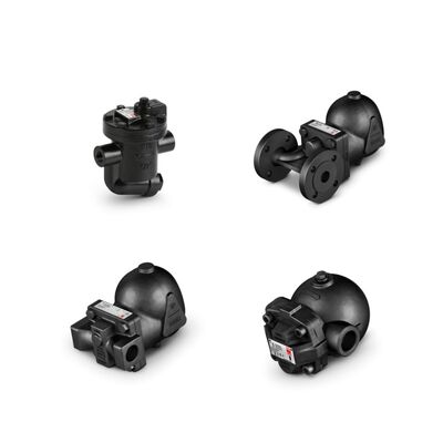 Trampa de vapor termostática industrial de acero inoxidable con temperatura máxima de 400°C y rango de presión de 42 bar