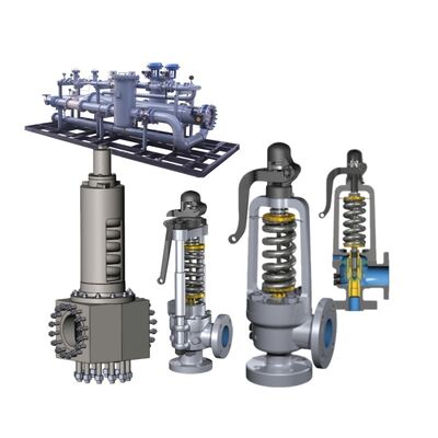 Válvula de alivio de seguridad certificada por ASME con capacidad de alto caudal y bolas equilibradas para la protección de la presión de la caldera industrial