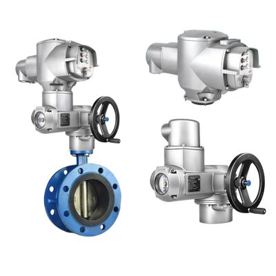 Cuerpo de válvula de mariposa y válvula de bola china y actuadores de cuarto de vuelta serie SQ de Auma con unidad de control AM