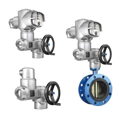 Cuerpo de válvula de mariposa y válvula de bola china y actuadores de cuarto de vuelta serie SQ de Auma con unidad de control AM