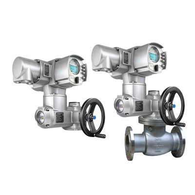 Chinese Globe Gate Valve Body AUMA SA Multi-turn Electric Control Valve Actuators with AC Actuators Control Unit