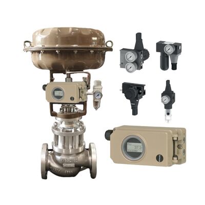 Posicionador de válvula de aceite y gas Válvula de control Samson 3730 Tipo 3730-3 3730-5 Posicionador de válvula electropneumático 4-20MA