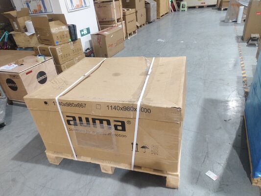 Nuevo actuador SA Rango de par de 10 Nm a 32 000 Nm Actuador de válvula eléctrica AUMA SA16.2-F16 Actuador multigiro y válvula de mariposa Keystone