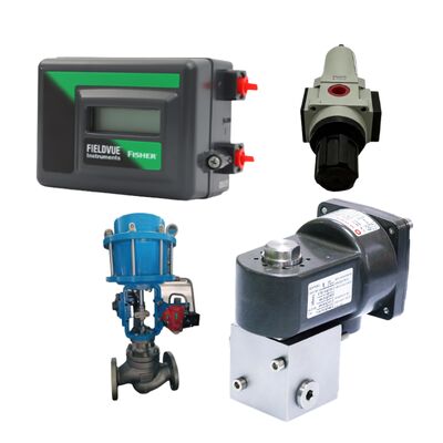 Emerson Fisher FIELDVUE DVC2000 Posicionador Digital de Válvula HART 4-20mA Acción Simple/Doble, con Válvula Solenoide NORGREN 6215/6215L Recta 3/2 5/2 Antideflagrante